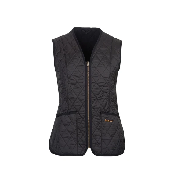 Gilet Barbour LLI0003  in pile nero - Taglia 42 - BARBOUR