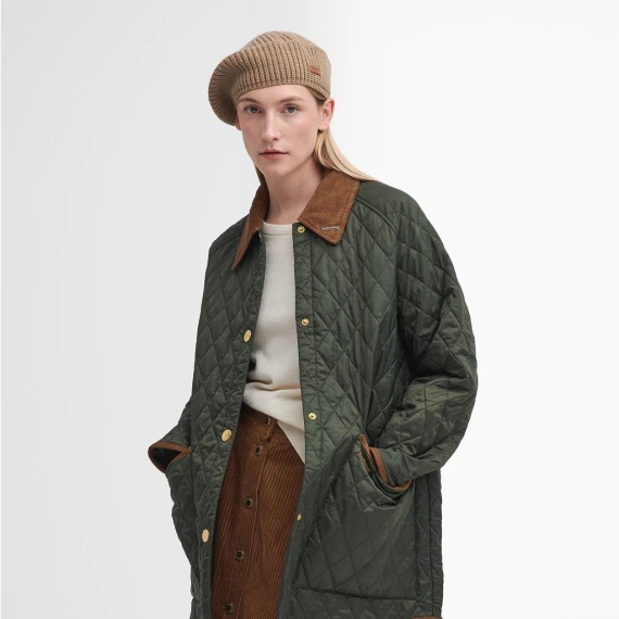 Giacca Barbour LQU1770  trapuntata verde