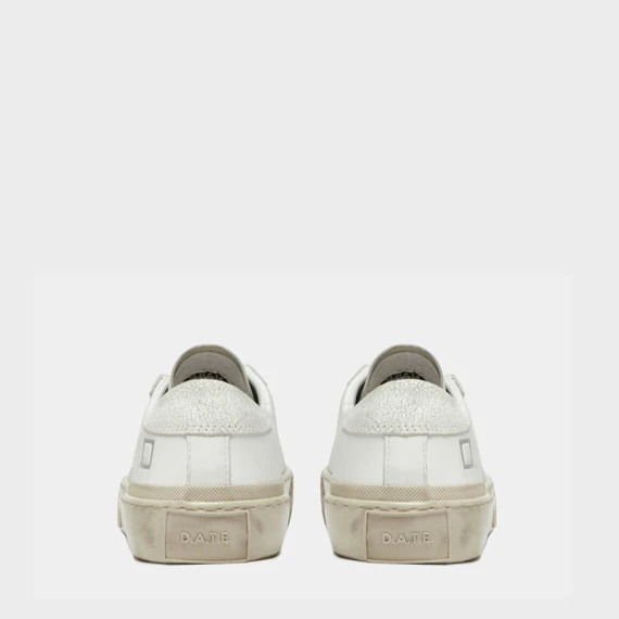 Sneakers D.A.T.E. HILL LOW in pelle bianco