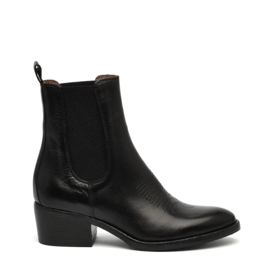 Texano Duccio del Duca DD42  in pelle nero