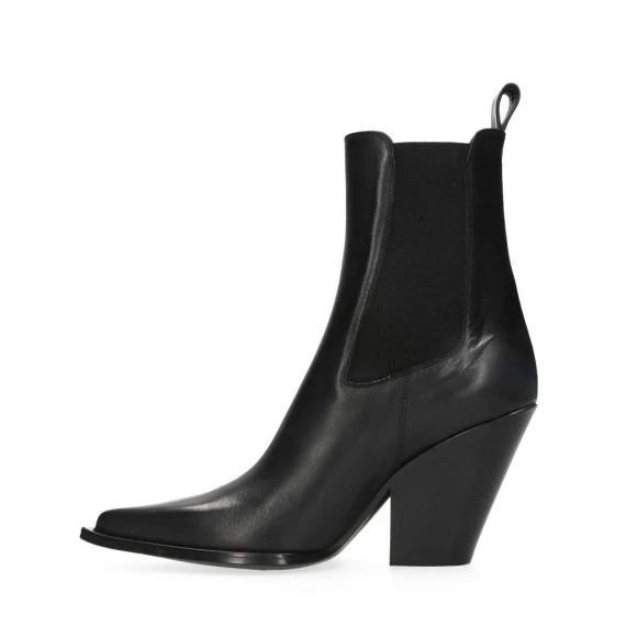 Texano Elena Iachi E3637 in pelle nero