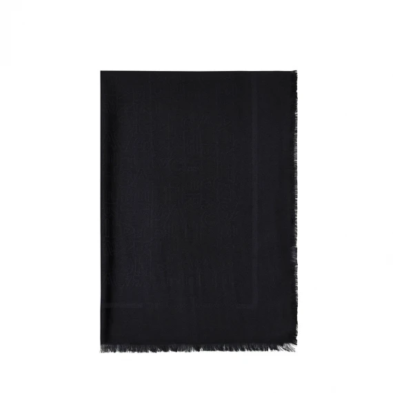 Pashmina Elisabetta Franchi SC01F in viscosa modal nero