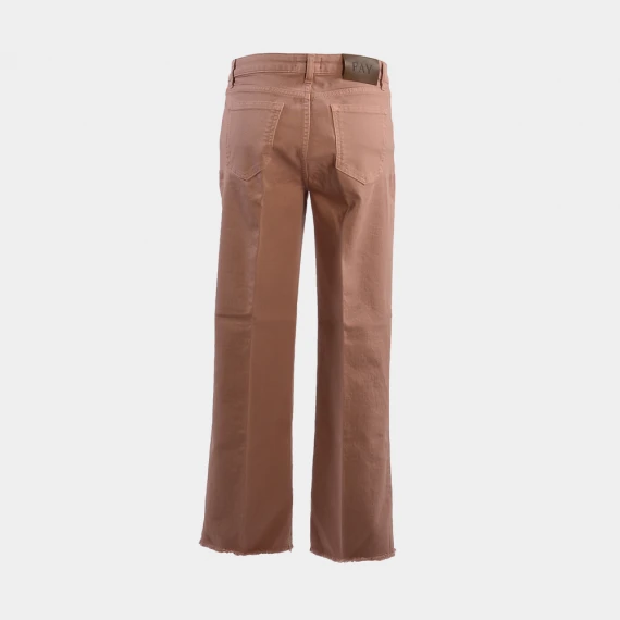 Pantalone Jeans in cotone rosa 