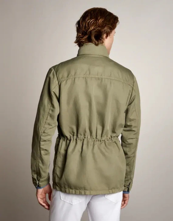 Field Jacket Fay in cotone verde 