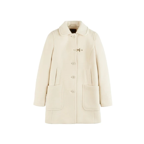 Cappotto Fay in lana e cashmere color naturale - Taglia L - Fay