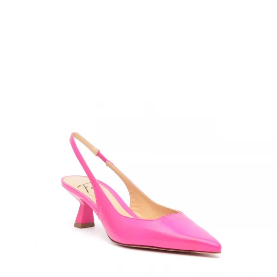 Slingback Festa ARABEL in pelle fucsia