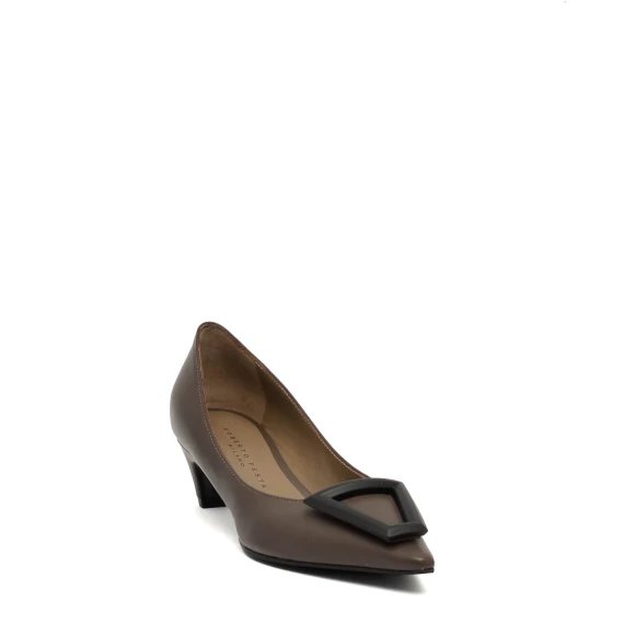 Decolté Festa MOON in pelle grigio