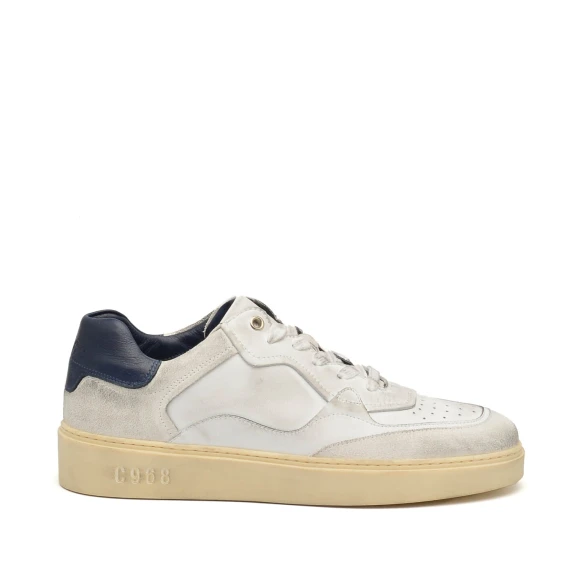 Sneakers Got JAMES  in pelle bianco e blu