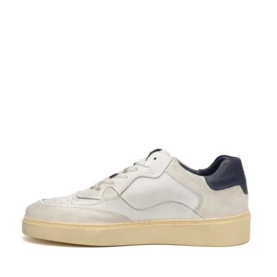 Sneakers Got JAMES  in pelle bianco e blu