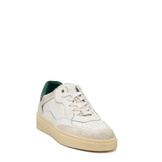 Sneakers Got JAMES  in pelle bianco e verde