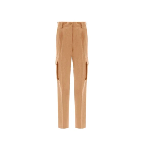 Pantalone Herno in misto lana color cammello