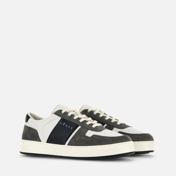 Sneakers Hogan H-TV in camoscio grigio