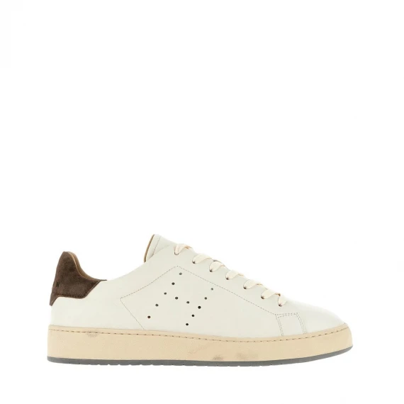 Sneakers Hogan H672 in pelle bianco