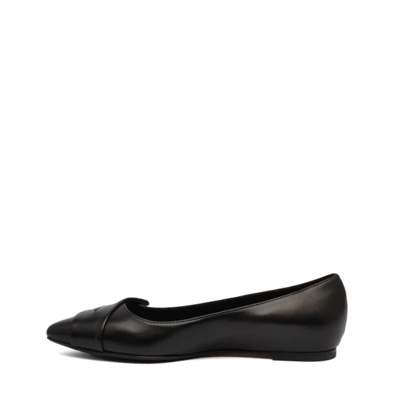 Slingback L'Arianna BL2405  in pelle nero