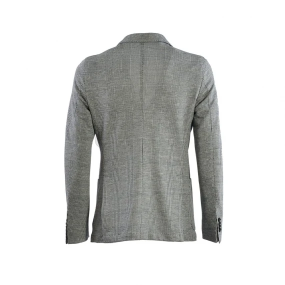 Blazer Lubiam 35205 in cotone e lino grigio