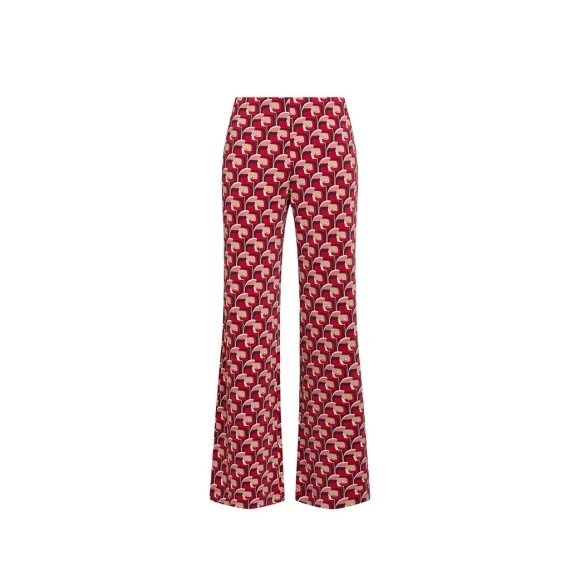 Pantalone Malìparmi JH4009  in viscosa rosso