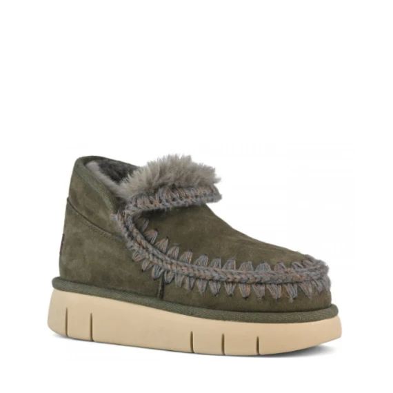 Stivaletto Mou FW531009A  in camoscio verde