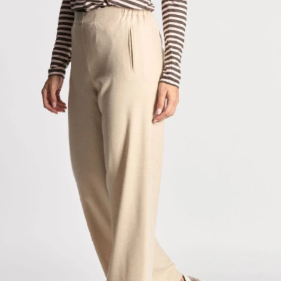 Pantalone Niù 210  in misto lana beige