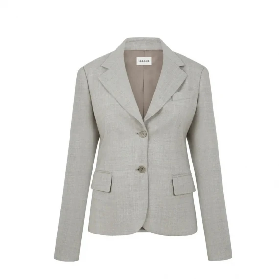 Blazer P.a.r.o.s.h. LILLE  in lana grigio - Taglia L - p.a.r.o.s.h.