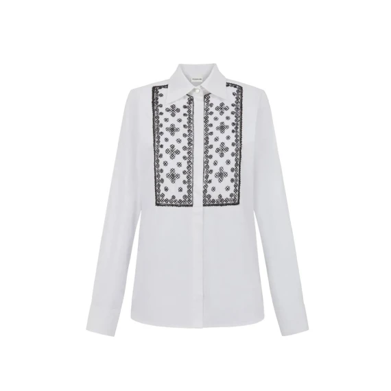 Camicia P.a.r.o.s.h. CLONE  in cotone bianco - Taglia XS - p.a.r.o.s.h.