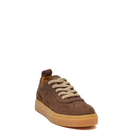 Sneakers Panchic P08 in nabuk marrone