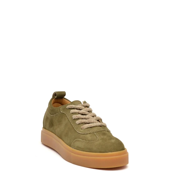 Sneakers Panchic P08 in nabuk verde