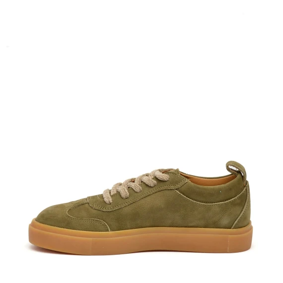 Sneakers Panchic P08 in nabuk verde