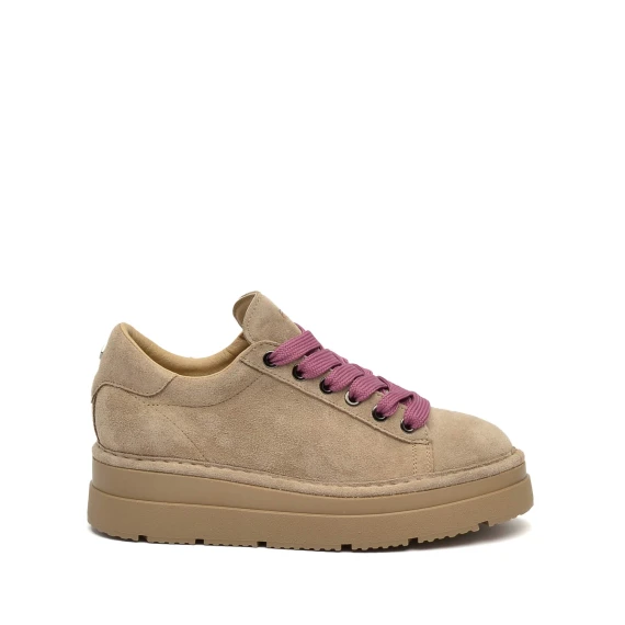 Sneakers Panchic P89 in camoscio nocciola