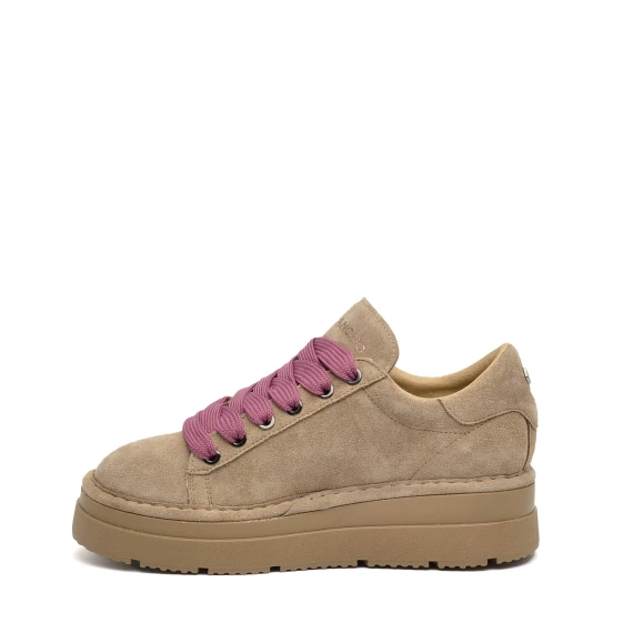 Sneakers Panchic P89 in camoscio nocciola