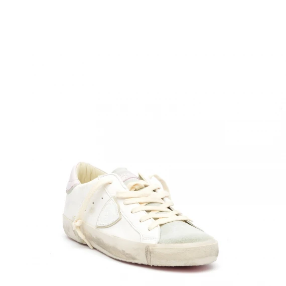 Sneakers Philippe Model PRLD in pelle bianco 