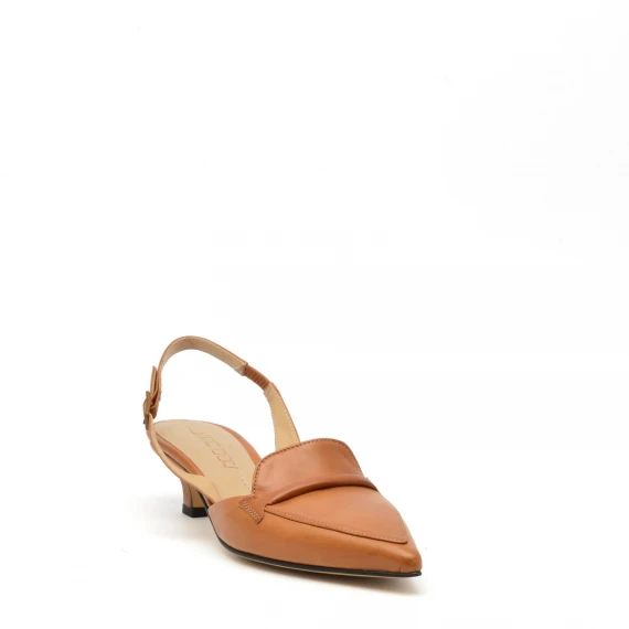 Slingback Pomme D'Or 4955 in pelle cuoio 
