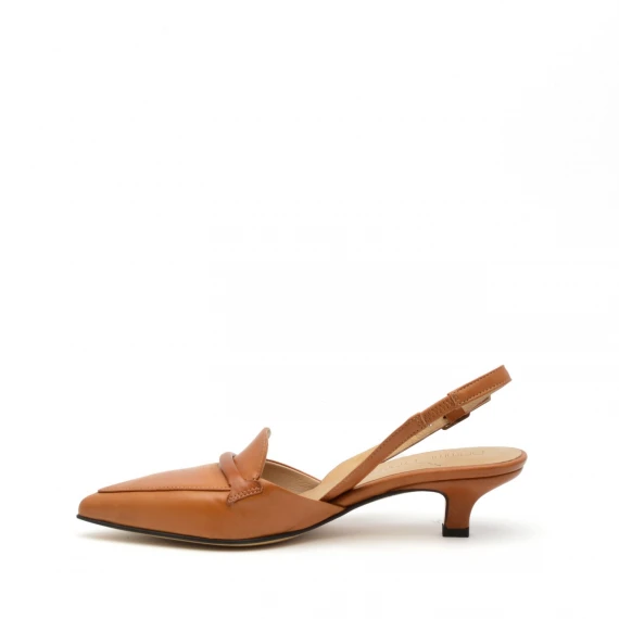 Slingback Pomme D'Or 4955 in pelle cuoio 
