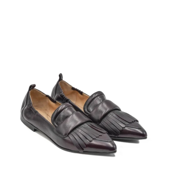 Mocassino Pomme d' Or 0523 in pelle bordeaux