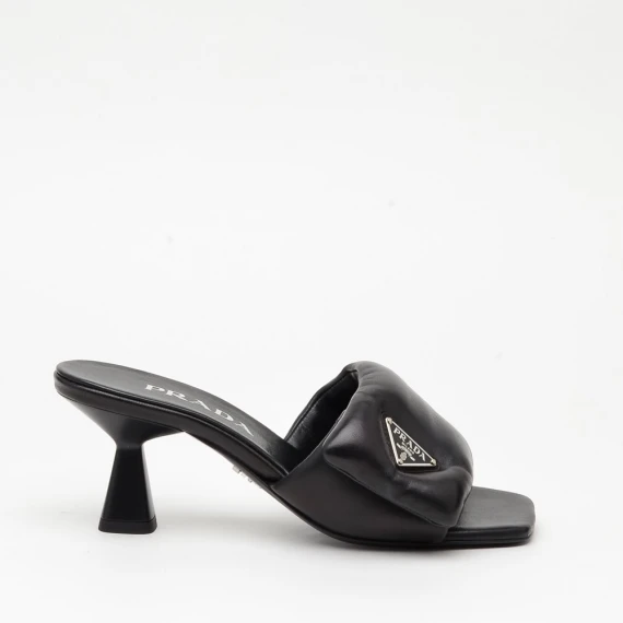 Sandalo Prada 1XX654 in pelle nero 