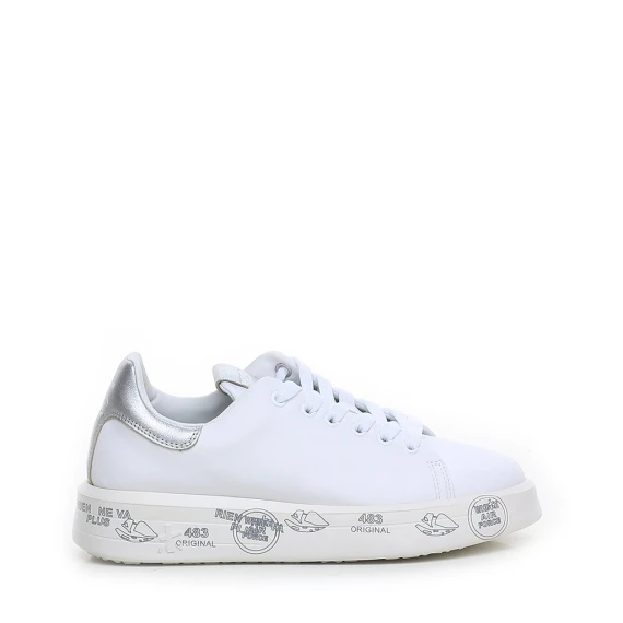 Sneakers Premiata BELLE in pelle bianco