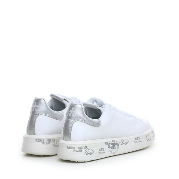 Sneakers Premiata BELLE in pelle bianco