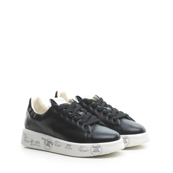 Sneakers Premiata BELLE in pelle nero