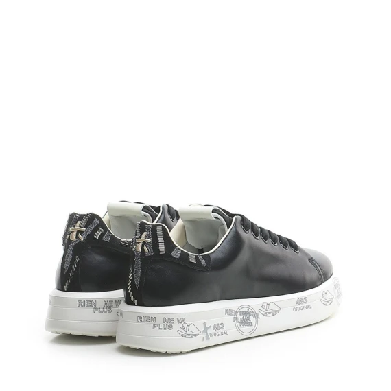 Sneakers Premiata BELLE in pelle nero