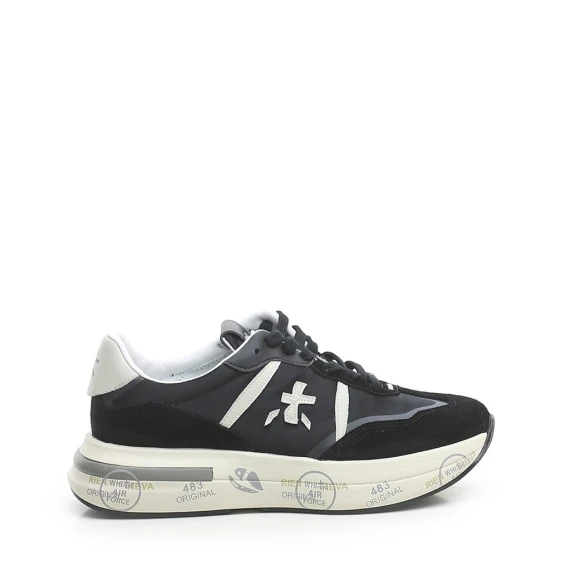 Sneakers Premiata CASSIE in tessuto nero