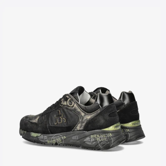 Sneakers Premiata MASE in camoscio nero