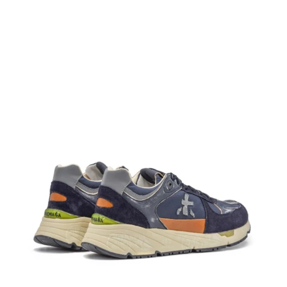 Sneakers Premiata MASE in camoscio blu