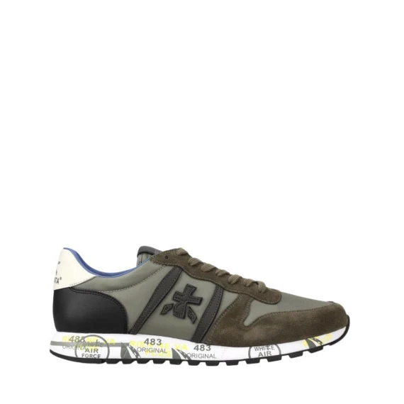 Sneakers Premiata ERIC in camoscio verde