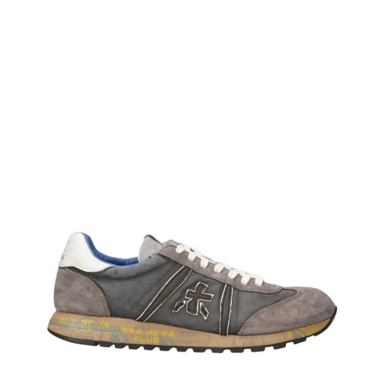 Sneakers Premiata LUCY  in camoscio e tessuto marrone