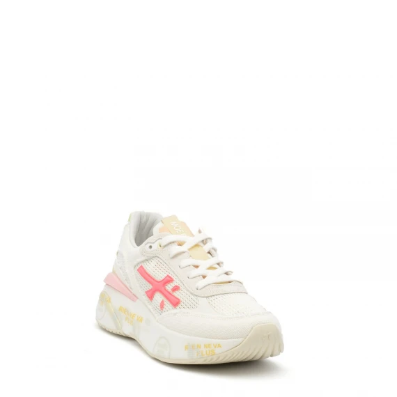 Sneakers Premiata MOERUND in tessuto bianco