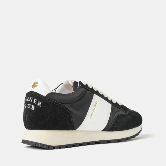 Sneakers Saint Sneakers RUNNER in camoscio nero