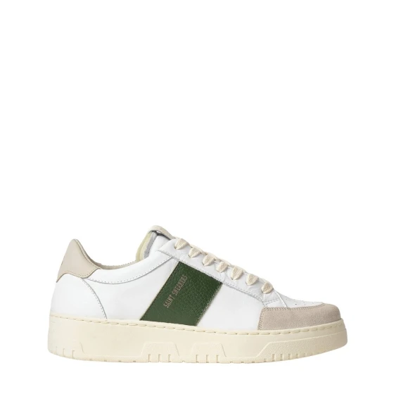 Sneakers Saint Sneakers SAIL  in pelle bianco e verde