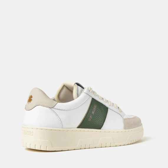 Sneakers Saint Sneakers SAIL  in pelle bianco e verde