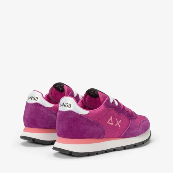 Sneakers Sun68 Z44101 in camoscio fucsia