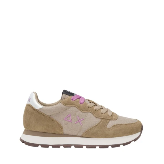 Sneakers Sun68 Z44201 in camoscio beige