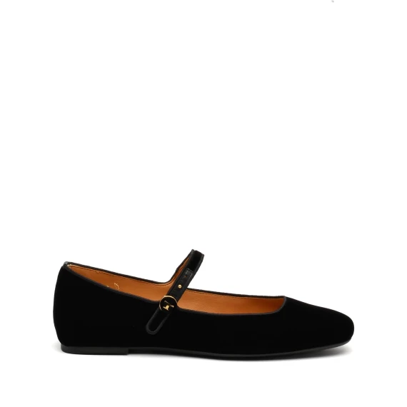 Ballerina Tod's in velluto nero